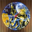 Ver imagem 2 de Relógio De Parede Bar Banda Rock Iron Maiden Músicas Decoração Salas Quartz