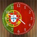 Ver imagem 4 de Relógio De Parede Bandeira De Portugal Países Decoração Quartz