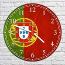Ver imagem 2 de Relógio De Parede Bandeira De Portugal Países Decoração Quartz