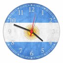 Ver imagem 1 de Relógio De Parede Bandeira Da Argentina Países Decoração Quartz