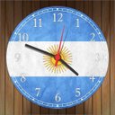 Ver imagem 2 de Relógio De Parede Bandeira Da Argentina Países Decoração Quartz