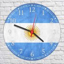 Ver imagem 4 de Relógio De Parede Bandeira Da Argentina Países Decoração Quartz