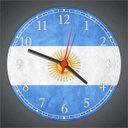 Ver imagem 3 de Relógio De Parede Bandeira Da Argentina Países Decoração Quartz