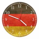 Ver imagem 1 de Relógio De Parede Bandeira Da Alemanha Países Decoração