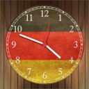 Ver imagem 2 de Relógio De Parede Bandeira Da Alemanha Países Decoração