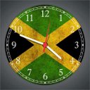 Ver imagem 2 de Relógio De Parede Bandeira Da Jamaica Países Decoração