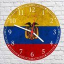 Ver imagem 3 de Relógio De Parede Bandeira Da Colombia Países Decoração