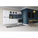 Ver imagem 6 de Cozinha Compacta Aço em L 3 Peças 8 Portas Paraty Glass 