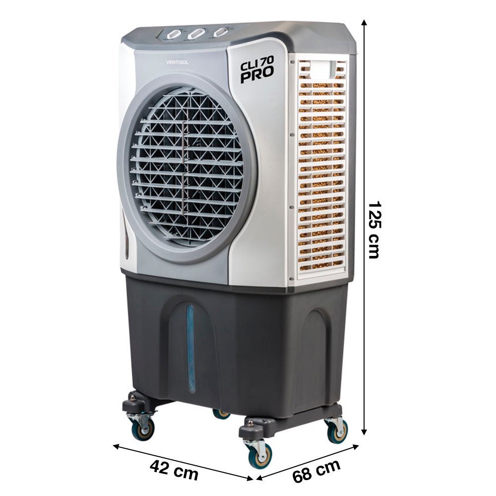 Climatizador Ventisol Cli Pro 70 Litros Evaporativo Industrial 210w - 12