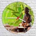 Ver imagem 2 de Relógio De Parede Budismo Buda Religiosidade Decoração Quartz