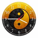 Ver imagem 1 de Relógio De Parede Budismo Buda Ying Yang Religiosidade Decoração Quartz