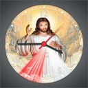 Ver imagem 4 de Relógio De Parede Jesus Cristo Divina Misericórdia Decoração Quartz