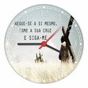 Ver imagem 1 de Relógio De Parede Jesus Cristo Religiosidade Católico Decoração Quartz