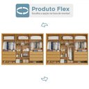Ver imagem 5 de Guarda-roupa Casal Valencia 6 Portas 6 Gavetas 100% Mdf Peroba - Mademarques