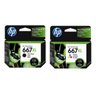 Cartucho de Tinta Hp 667xl 667 3ym80l 3ym81a Deskjet 2776 Kit - 1