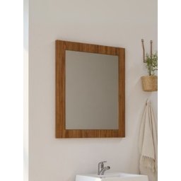 Gabinete para Banheiro com Cuba e Espelheira 50cm Mdf Freijo com Branco Moscou - On Móveis - 7
