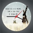 Ver imagem 3 de Relógio De Parede Jesus Cristo Bíblico Decoração Quartz