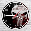 Ver imagem 1 de Relógio De Parede Justiceiro Caveira Decoração Salas Quartos Quartz
