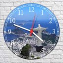 Ver imagem 3 de Relógio De Parede Cidade Rio De Janeiro Decoração Salas Quartos Quartz