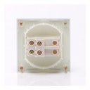 Ver imagem 2 de Linha Sleek Conjunto Interruptor Moderno Duplo Simples Para Móvel Drywall Gesso Excelente Acabamento