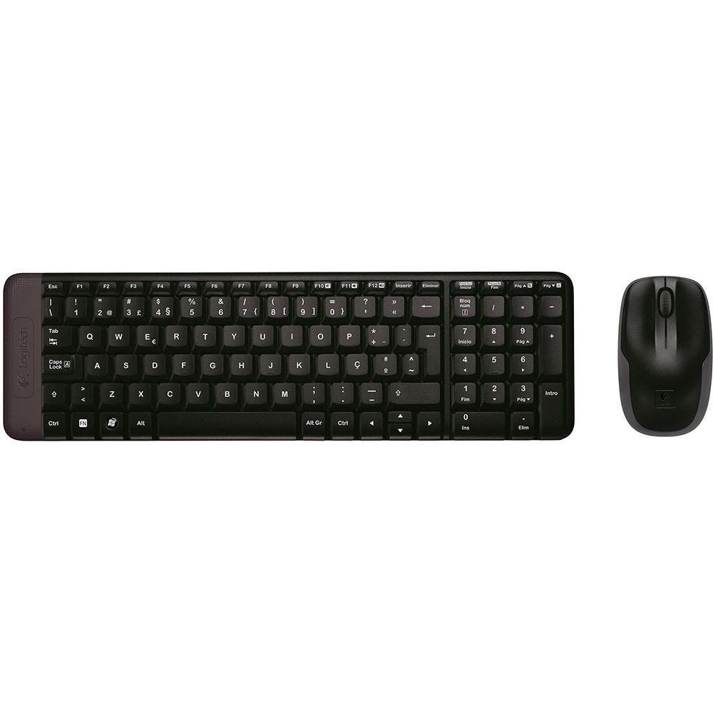 Teclado E Mouse Wireless MK220 Sem Fio Logitech MadeiraMadeira