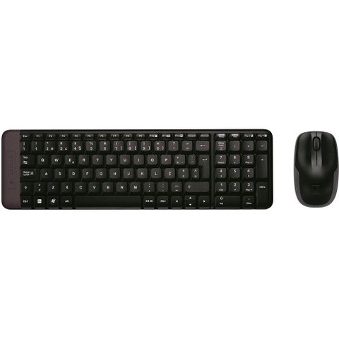 Teclado e Mouse Wireless MK220 sem Fio - Logitech