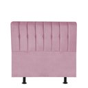 Ver imagem 1 de Cabeceira para Cama Box Solteiro 90 Cm Kiara:rosa Bebe