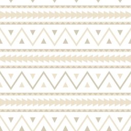 Papel de Parede Adesivo Geométrico Etnico Bege com Triangulos - 3