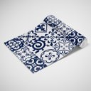 Ver imagem 2 de Papel de Parede Adesivo Azulejo Portugues Lisboa Azul e Branco