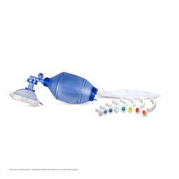 Kit Ambu Reanimador Ressuscitador Manual Adulto + Guedel - 1