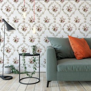 Papel de Parede Adesivo Ornamentos Floral