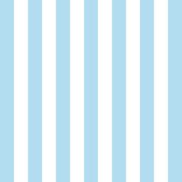 Papel de Parede Adesivo Listrado Azul e Branco - 3