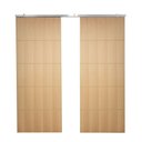Ver imagem 3 de Porta Dupla de Correr P- Verniz Frisada F03 - 210x140