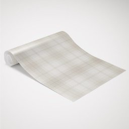 Papel de Parede Adesivo Xadrez Bege Delicado - 2