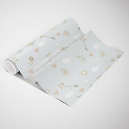 Papel de Parede Adesivo Infantil Animais nas Nuvens - 2