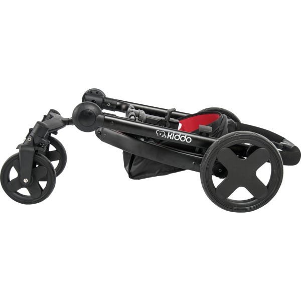 Carrinho de Bebê Travel System Kiddo Spin 360 - Xadrez Vermelho