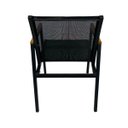 Ver imagem 6 de Mesa Redonda Jantar Externa Alumínio Ripado 1,30m + 6 Poltronas Tela Sling