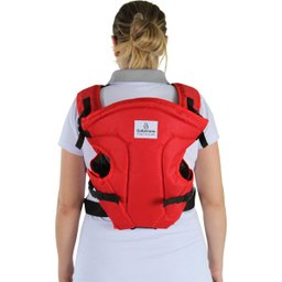 Canguru para Bebê Galzerano Balbi - 3 em - 1 Até 20 Kg - Vermelho/Cinza - 2