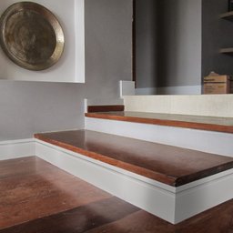 Rodapé de MDF Frisado de 7cm x 1,80m Rende 1,8 Moldufama 702 - 3