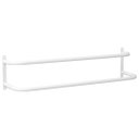 Ver imagem 2 de Porta Toalhas Toalheiro Duplo P/ Porta ou Parede Branco 48cm