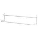 Ver imagem 3 de Porta Toalhas Toalheiro Duplo P/ Porta ou Parede Branco 48cm