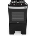 Ver imagem 1 de Fogão 4 Bocas Automático Mesa de Vidro Piacere Vetro Mueller Bivolt