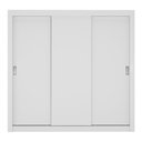 Ver imagem 4 de Guarda-roupa Casal Multimóveis Barcelona 3 Portas de Correr Cr35401 Branco