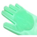 Ver imagem 3 de Luvas de Silicone Para Esfregar Louças Verde