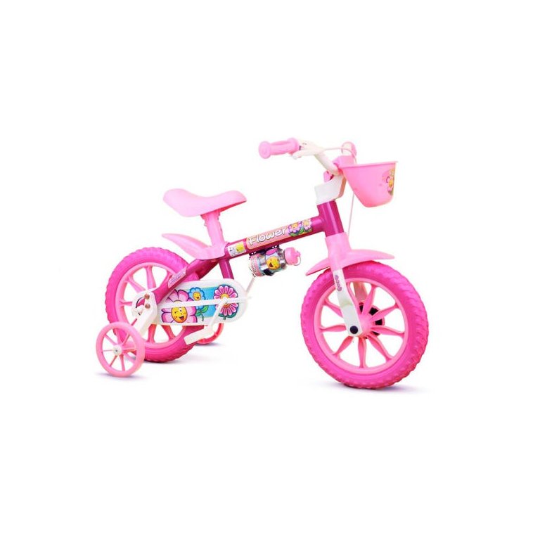 Bicicleta Infantil Flower Aro 12 - Nathor