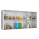 Ver imagem 3 de Armário Aéreo Multiuso 1,20m Donatelo Branco Fosco 100% Mdf 15mm Rino Móveis