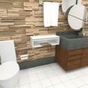 Ver imagem 3 de Aparador Gabinete Banheiro Auxiliar Banheiro Branco