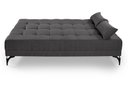 Ver imagem 6 de Sofá Cama Solteiro Nevada Reclinavel Revestimento Linho Pes em Ferro: Grafite
