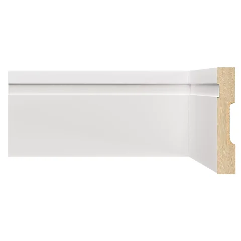 Rodapé MDF Frisado 10cm x 1,80m 1002 Moldufama