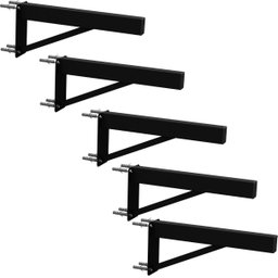 Mf Multiforma - 5 Suportes Pia Parafusar Bancada Aparador 60 Cm Preto - 1